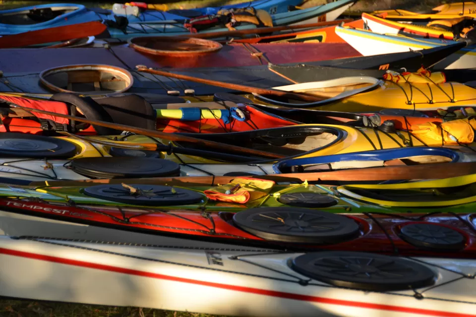 Colorful Kayaks